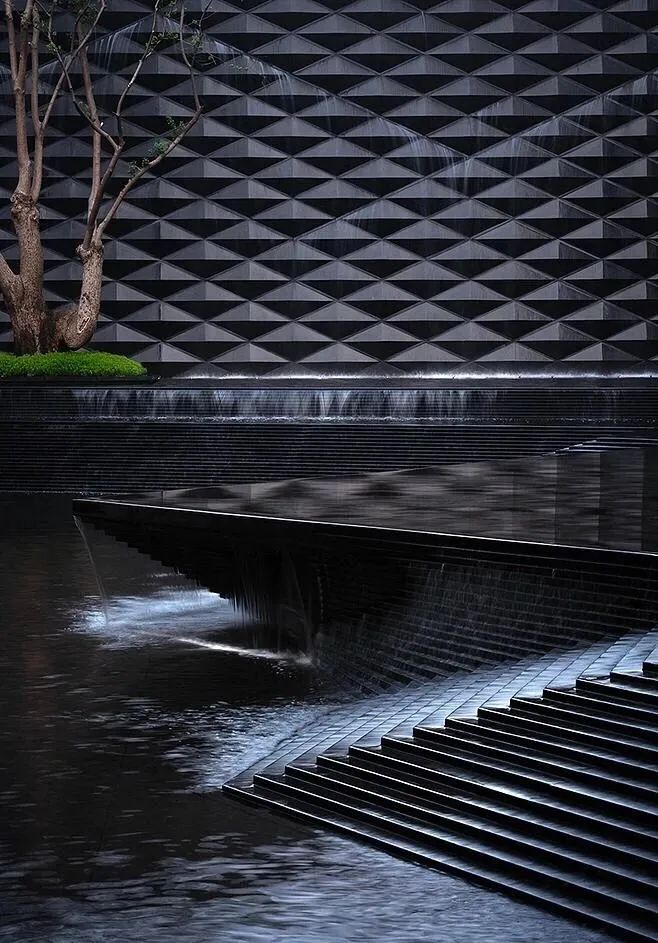 水景石材設計新潮流：黑色石材的魅力與獨特加工工藝(圖19)