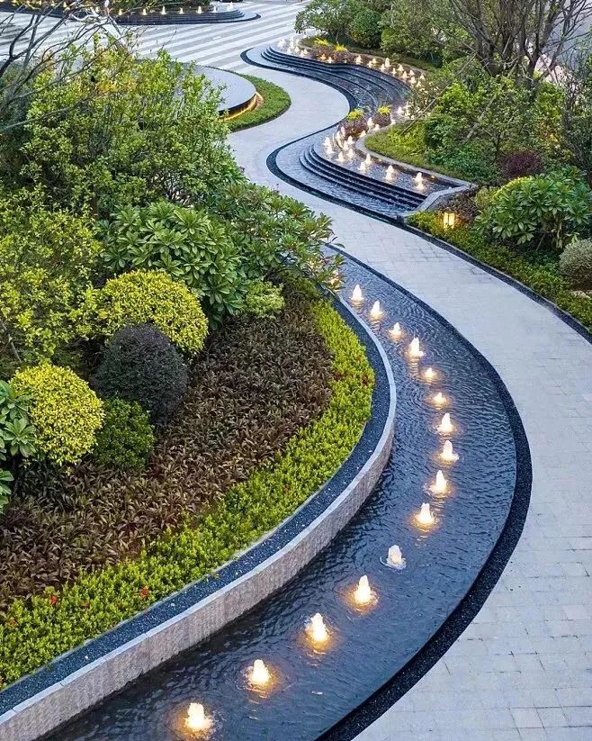 水景石材設計新潮流：黑色石材的魅力與獨特加工工藝(圖23)