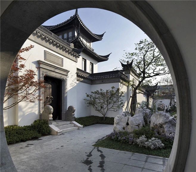 現代高級極簡(jiǎn)耐看黑灰白無(wú)燈設計家裝