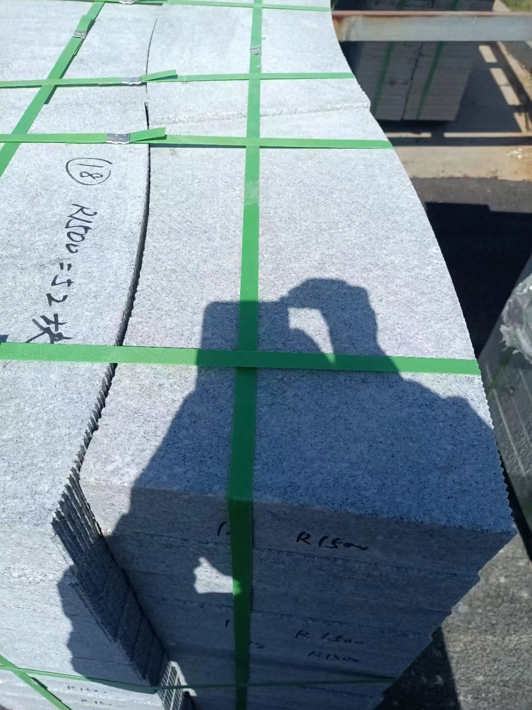 芝麻黑石材火燒面光面加工